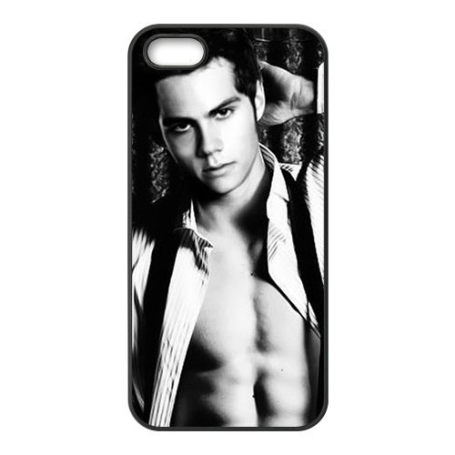 CTSLR Dylan O'Brien Hard Case Cover Skin for Apple iPhone 5/5s- 1 Pack - Black/White - 1