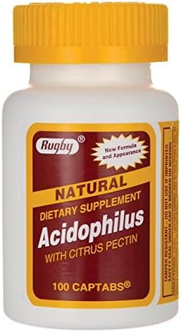 Acidophilus Caplets with citrus Pectin - 100 Ea