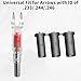 Hauojaus 12 Pack X Lighted Nocks for Arrows,Fit for Arrows with ID .233/.244/.246 Light Up Nocks,Inside Diameter Bolts with X, H, GT Bushings,with ON/Off Switch for Archery Hunting