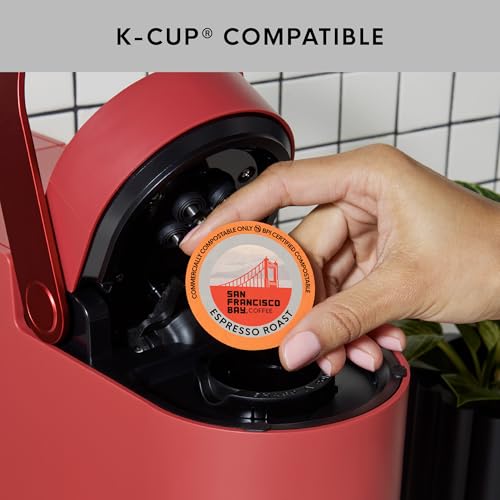 Image of San Francisco Bay K-Cup Coffee Pods, Espresso Roast (120 ct), Medium-Dark Roast, Commercially Compostable Single-Serve Coffee Pods