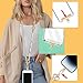 Crystal Phone Strap Crossbody and Wrist Lanyard, Anti Theft Layered Strap Crossbody & Wrist Strap Cell Phone Neck for Women (Colour)