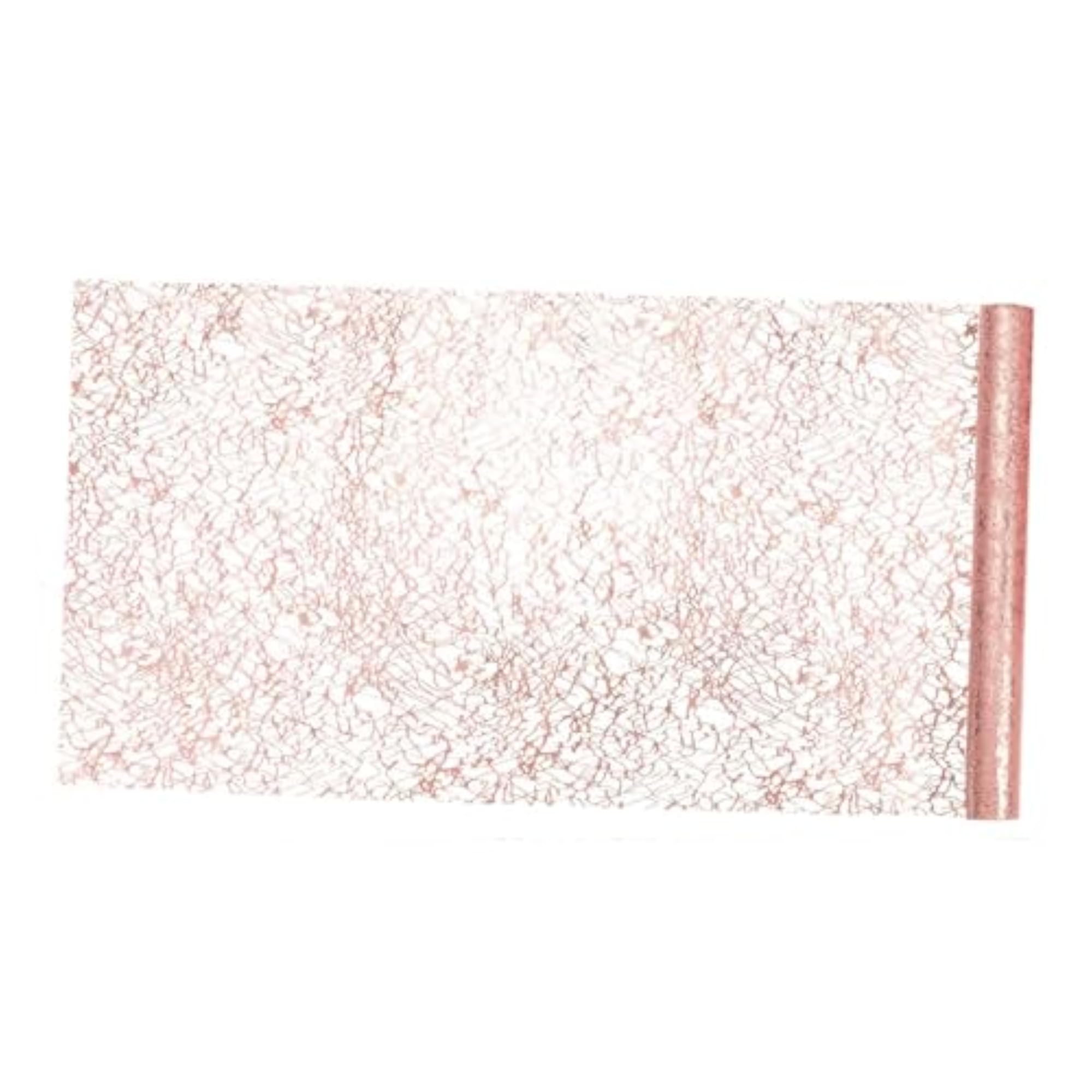 Rustic Rectangle Table Runner Roll, 3x Pink Red Cloth for Dining Table