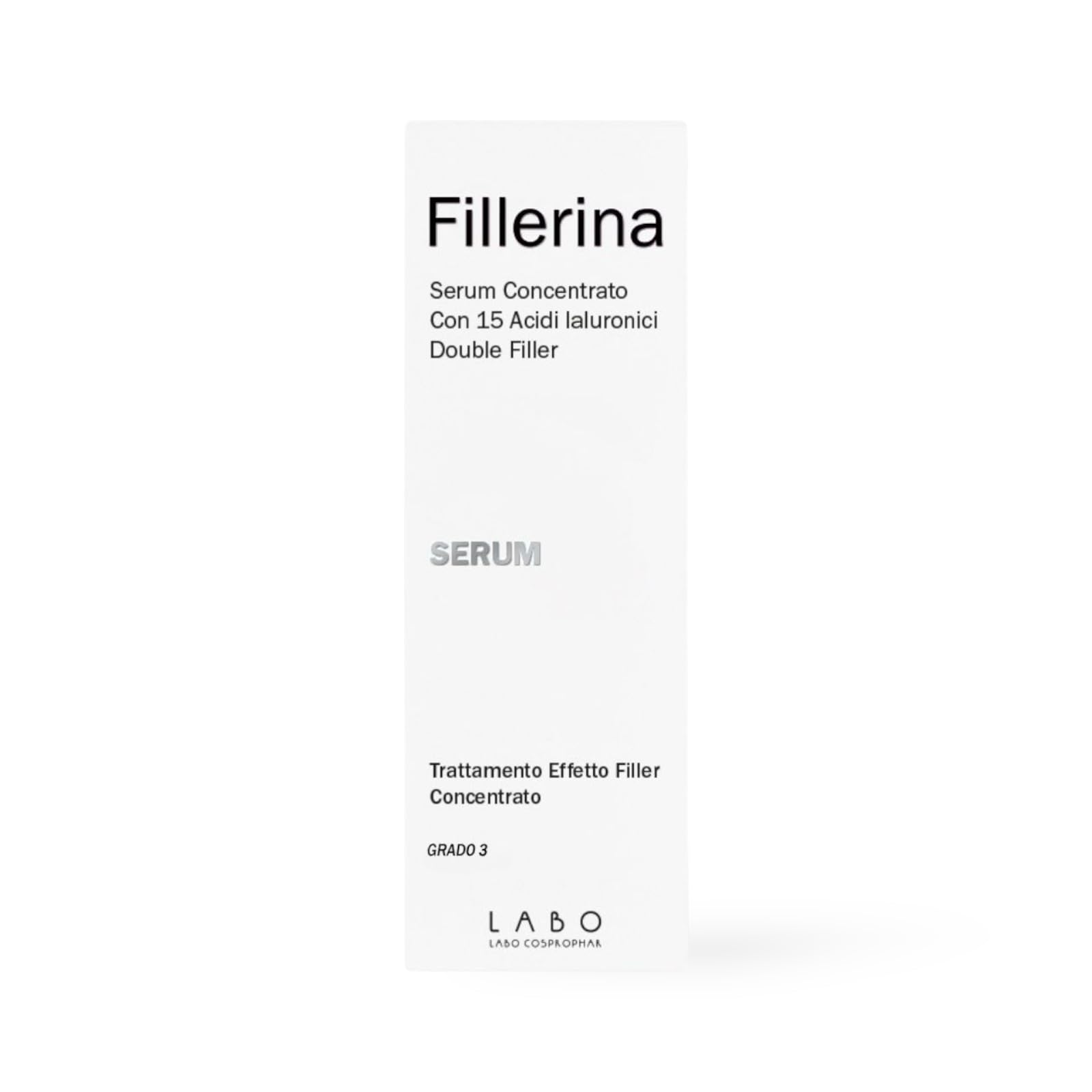 Fillerina 15 HA Serum koncentrat serum do twarzy, efekt wypełniacza zmarszczek, intensywne działanie przeciw starzeniu się Gr3, 30 ml