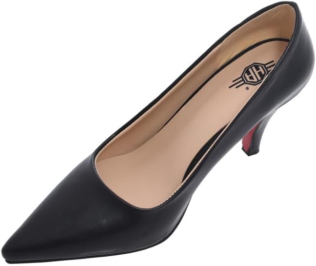 HA Women Leather Heels Shoes 2026