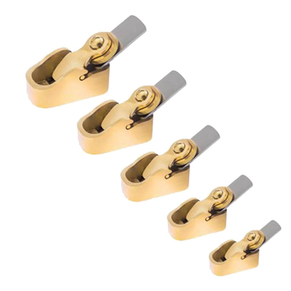 IJSDNVJNDX Convex Bottom Copper Planes 5PCS HSS Plane Cutter Curved Bottom Violin Luthier Making Thumb Tool