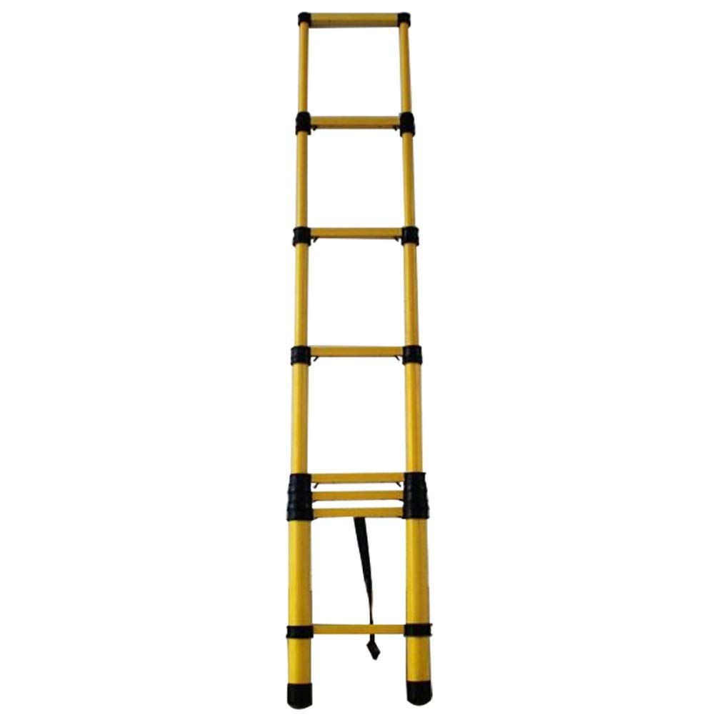 Buy LADDER Telescopic Ladders,2.5M/8.2Ft Portable Heavy Duty Telescopic ...