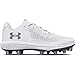 Under Armour Women's Glyde 2.0 MT TPU, (100) White/White/Metallic Silver, 6, US