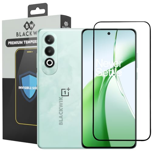 Image of Blackwik Tempered Glass Screen Protector for OnePlus Nord CE4 with Edge-To-Edge Protector Coverage | Easy Installation Kit (Black)