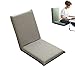 Sedia da Pavimento Giapponese con Schienale, Pieghevole Portatile, Sedia da Terrazzo Reclinabile, Sedia da Terra, Sedia da Letto Anziani, Sedia da Meditazione, Floor ChairGray
