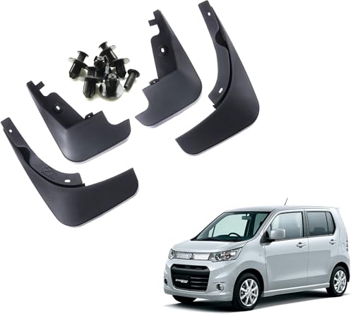 Image of WolkomHome Mud Flap Compatible with Suzuki WagonR Stingray - Durable Splash Guards for Car Exterior Protection