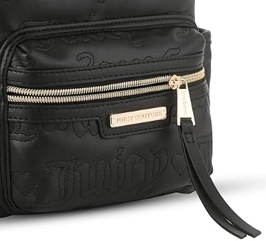 Juicy Couture Black Mini Backpack Rosie Liquorice Juicy Couture Rosie Nylon Eco Friendly Mini Backpack Black  main image 3