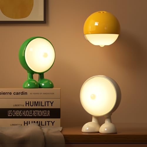Sensor Lights Indoor,LED Motion Sensor Night Light,Big Eye Rechargeable USB Strong Magnetic Attaction Night Light,Stair Sensor Bedroom