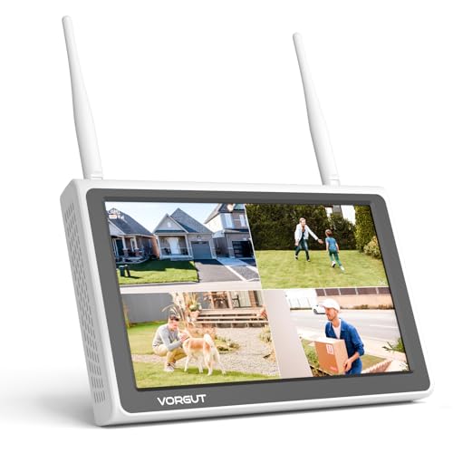 Amazon.co.jp: VORGUT 10インチ 防犯カメラ モニター｜ワイヤレス防犯