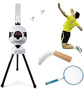 LABIXIAOXIN Automatic Badminton Serve Machine,Training Badminton Skills Machine,Transparent Ball ...