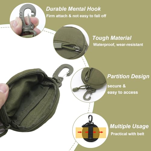 Duuclume Bolsa de petisco para cães, bolsas táticas pequenas para treinamento de animais de estimaçã