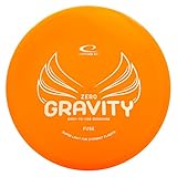 Latitude 64 Zero Gravity Fuse | Understable Disc Golf Midrange | Floats in Water | Lightweight w/Accurate Understable Flight | Beginner Disc Golf Frisbee | Grippy Base Plastic | 120-130g (Orange)