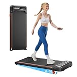 Abonow Walking Pad with Incline, 1-6 Km/H 8% Portable Under Desk Walking Treadmill, Exercise Equipment For Home Office Use, Quiet Running Machine
