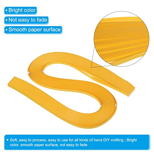 PATIKIL Quilling Strips Paper 120pcs 3/16"(5mm) 54cm Origami Paper Quilling Strip for Art DIY Hand Craft Christmas Gold - Image 3