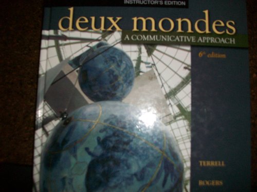 Deux Mondes: A Communicative Approach 0073326895 Book Cover