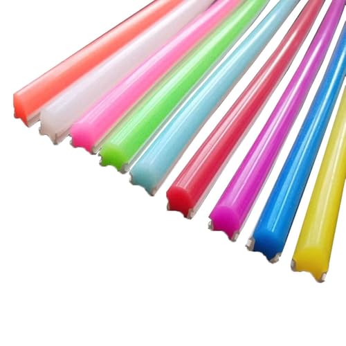Tira de silicona LED neón flexible verde 5 metros miniatura 1