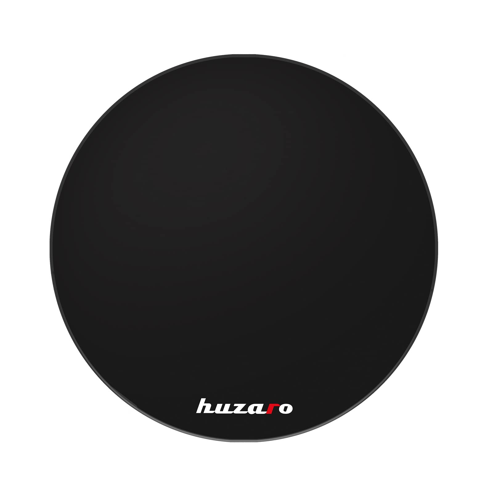 huzaro Floormat Bodenschutzmatte - Bürostuhl Unterlage Kratzfest Floorpad-Bodenschutz - Gaming-Stuhl-Unterlage - Anti-Rutsch - Gamer Gadgets - Durchmesser 120 cm - Schwarz
