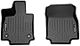 SMARTLINER Custom Fit All Weather 1st Row Black Floor Mat Liner Set Compatible with 2021-2023 Toyota Venza