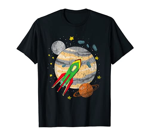 Astronauta Junior Space Travel Rocket Futuro Astronauta Niños Camiseta