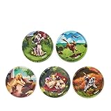 ergobag Klettie-Set passend Pack/Cubo/Cubo Light/Ease/Mini, 5-teilig