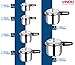 Vinod Pressure Cooker Stainless Steel – Outer Lid - 7 Liter – Induction Base Cooker – Indian Pressure Cooker – Sandwich Bottom – Best Used For Indian Cooking, Soups, and Rice Recipes, Quinoa
