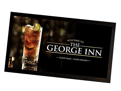 Personalised Bar mat - with your name Bar - Cocktail Bar runner PM104