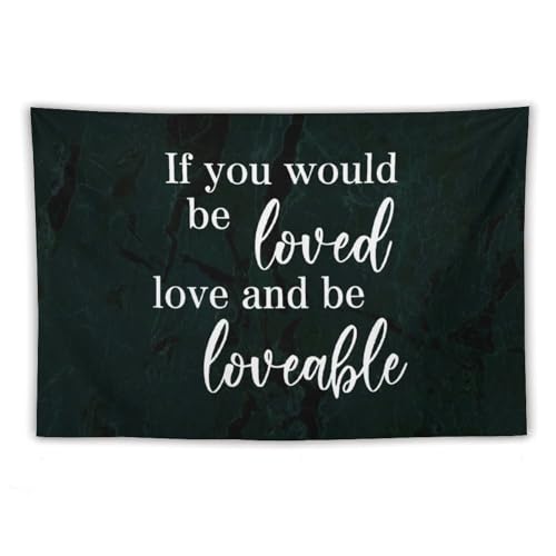 Tapiz para pared Yelolyio con mensaje inspirador que llena de amor y armonía tu hogar