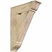 Ekena Millwork BKT06X24X32TRA01RDF Traditional Rough Sawn Bracket, 6" Width x 24" Depth x 32" Height, Douglas Fir