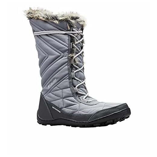 Columbia Women's Minx III Mid Calf Boot, ti Steel, Grey ice, 8.5 Regular US