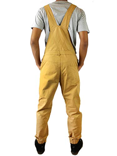 Men's Slim Fit Cotton Overall Jogger Pants3