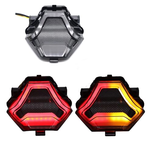 Piloto trasero para Yamaha MT07 R3 MT03 MT25 y FZ07 con luces de freno e intermitentes