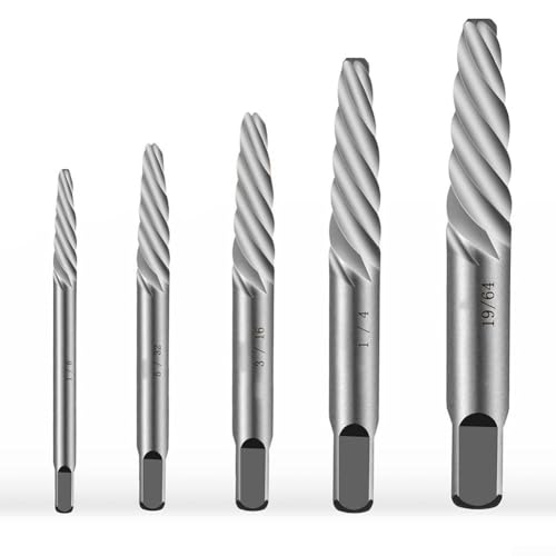 Juego completo de herramientas de extracción de tornillos de 5 piezas diseñado para satisfacer sus diversos requisitos de trabajo de manera efectiva