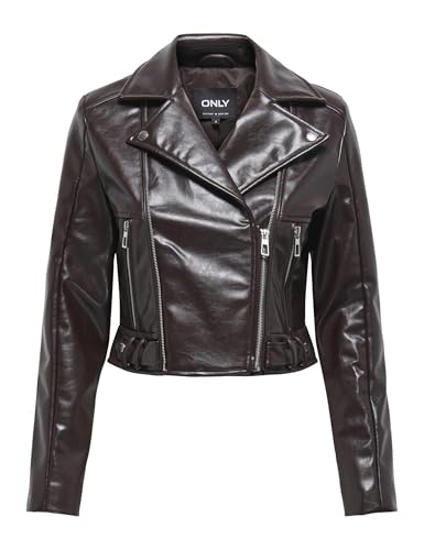 Cazadora ONLY Onlkamilla efecto charol, el diseño biker con hombros marcados más favorecedor