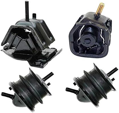 K0792 Fits 1993-1995 Acura Legend 3.2L Engine Motor Mount Set 4PCS : A6515, A6515, A6554, A6555