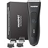MANSPOT Rasoio Elettrico Corpo Uomo, Depilatore Corpo Uomo Impermeabile IPX7, Rasoio Parti Intime Umido e Asciutto, Rasoio Intimo per Viso, Braccia, Torace, Gambe, Ascelle (Nero)