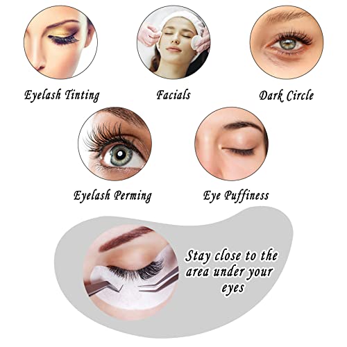 Auptiz 120pcs Eye Pads for Eyelash Extension,yelash Pads,Extension Eyelash Pads,Eyelash Colouring Pad for DIY False Eyelashes Makeup Eyelash Extension - Image 3