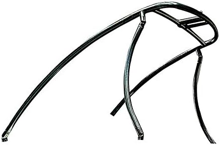 Indy Liquid Wakeboard Tower, Universal Tower Width 67" to 102", 2.25 inch 6063 Aircraft Seamless Aluminium, Solid Top Bar for Rigid Installation (Black)