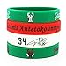 StarLight Silicone Wristband Bracelet - 5PCS Assorted Color - One of The Five is Adjustable