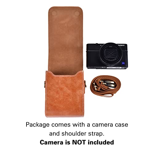 Funda Protectora Vertical Piel Sintética para Cámaras Compactas - Fernando Cortés