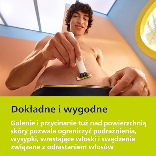 Philips Oneblade Intimate Golarka, Przeznaczona do Okolic Intymnych, Przycinania i Golenia z Dodatkową Ochroną Skóry, Model QP1924/30