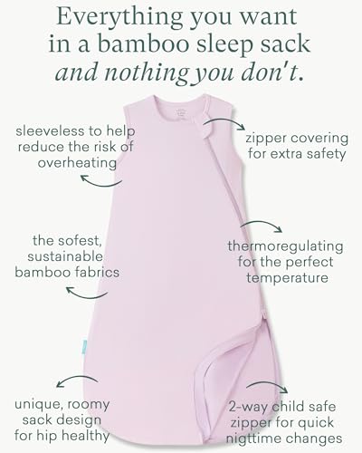Image of PurComfy Extra-Long Toddler Sleep Sack, Premium Bamboo Viscose Summer Sleeping Bag Supersoft 0.5 TOG Wearable Blanket 3T-4T-5T