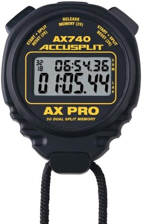 ACCUSPLIT AX740 PRO MEMORY (50) DUAL LINE STOPWATCH