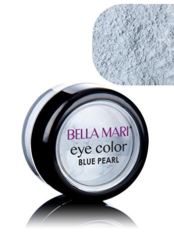 Bella Mari Natural Mineral Eyeshadow, Blue (Pearl); 0.1oz