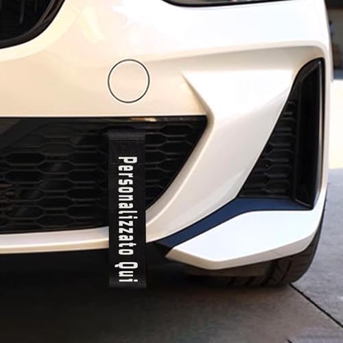 Corda di Traino Auto Personalizzata – Cinghia Decorativa per Gancio Traino, Accessorio Universale per Auto, SUV e Rimorchio