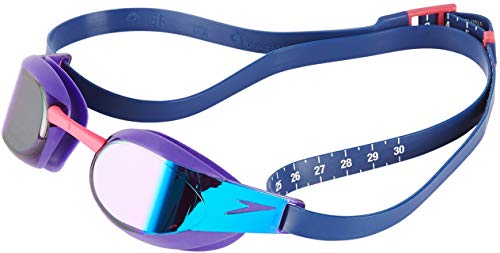 Speedo Fastskin Elite Gafas Natación Piscina Hombre y Mujer, Color Violeta/Azul,...