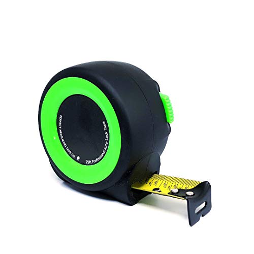 Perfect Measuring Tape Co. PAL25 Nylon Coated Easy-Read Fractions Auto-Lock Tape Measure - 1